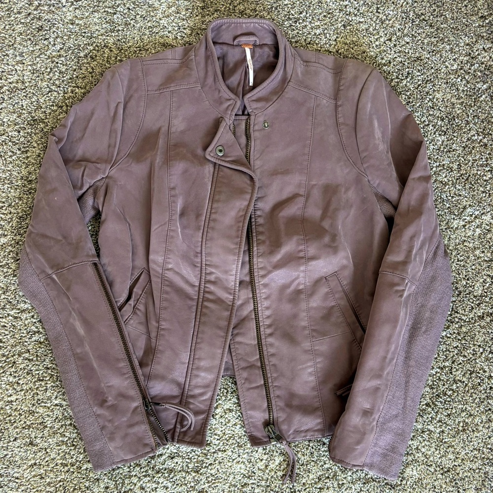 Free People Leather Jacket
